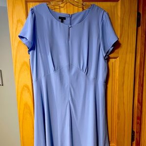 Talbots periwinkle party dress